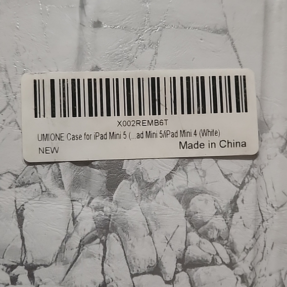 Marble Pattern iPad Mini 5 Case (2019) - Picture 2 of 2